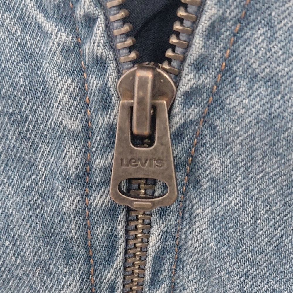 Levi's Blue Denim Hooded Jacket - Picture 7 of 10